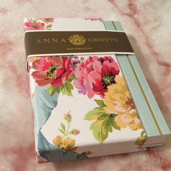 Anna Griffin 4pack journals with floral binder NWT - Picture 9 of 10